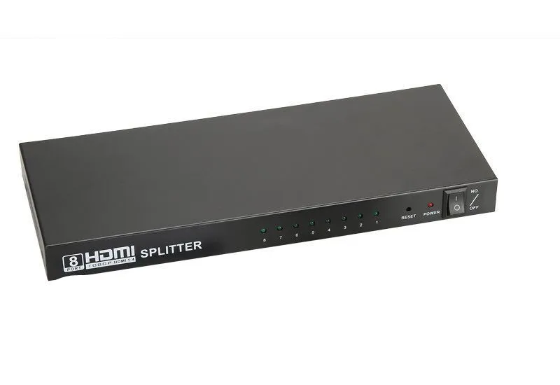 Ultra HD 4K HDMI сплиттер 1X8 8 Порт ретранслятор усилитель концентратор 3D 1080p 1 в Out|Кабели