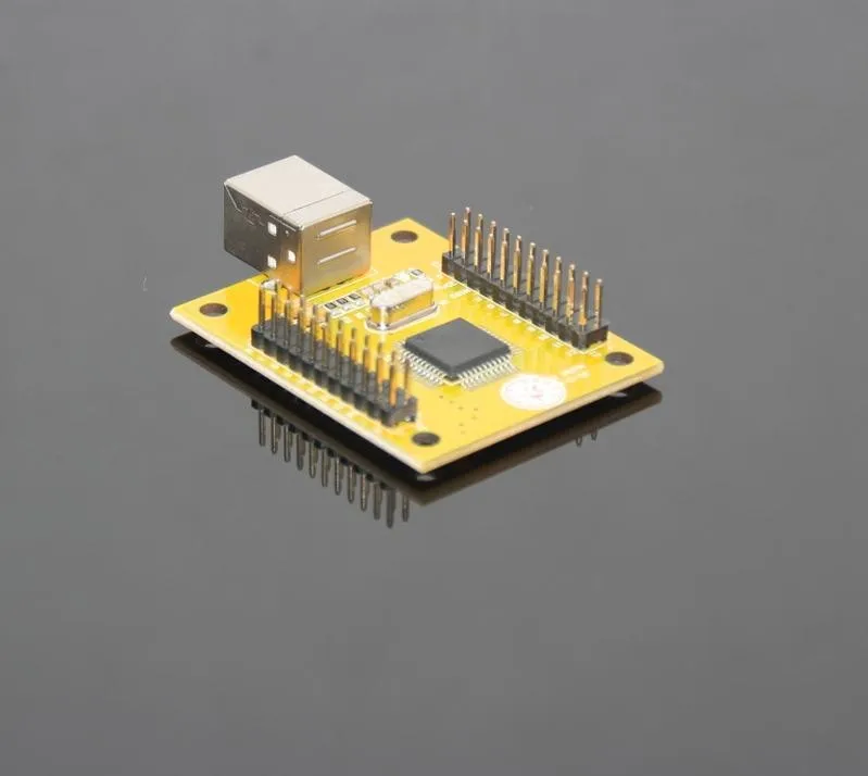 Бесплатная доставка аркадная игра сделай сам светодиодный джойстик чип USB