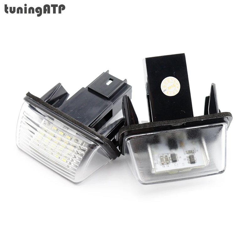 2x Ярко белый SMD светодиодный модуль освещения номерного знака для Peugeot 308 SW T7 / 406