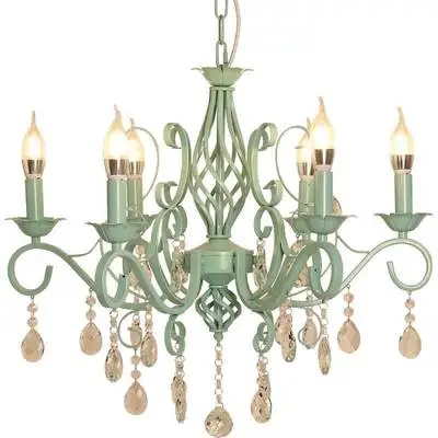 

Free Shipping Modern Pink Green Nordic Style Creative Brief Restaurant Lights Home Decoration Personalized Crystal Pendant Lamp