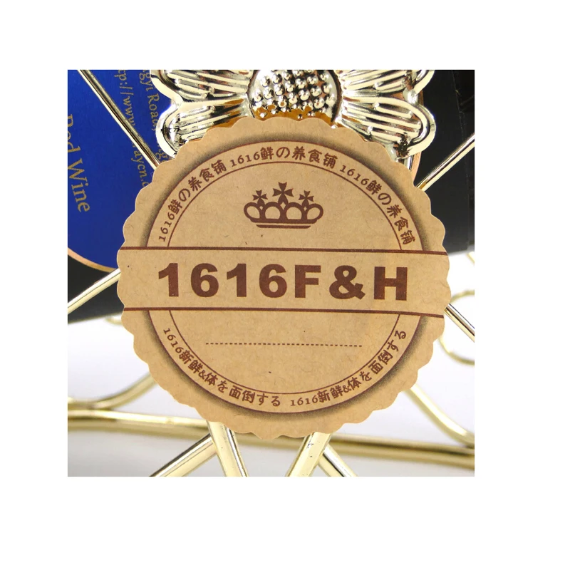 Низкая цена крафт-бумага клейкая наклейка этикетка печать экологически чистые