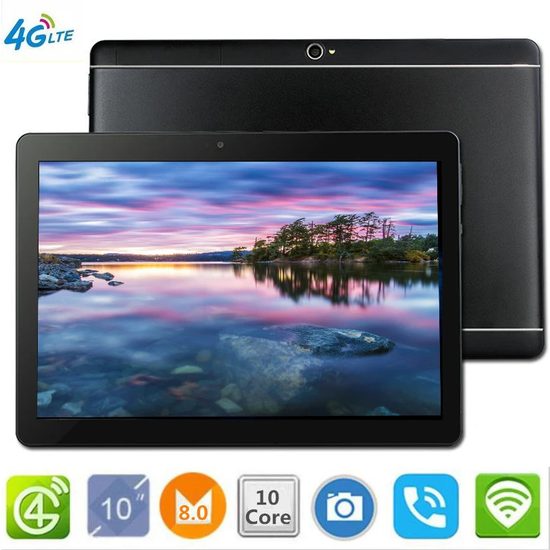 Планшеты CARBAYTA S109, 10,1 ', Wi-Fi, 10 ядер, 128 Гб ПЗУ, двойная камера, 8 Мп, Android 8,0, планшетный ПК, 4G, LTE, gps, bluetooth, телефон MT6797