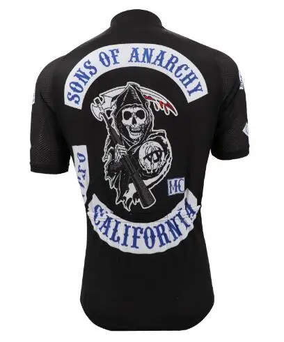 Для мужчин Велоспорт Джерси Калифорния черный костюмы сыновья нанрчи клуб redwood