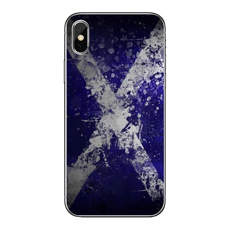 Для iPod Touch iPhone 4 4S 5 5S 5C SE 6 6S 7 8 X XR XS Plus MAX Шотландия шероховатый флаг Национальный