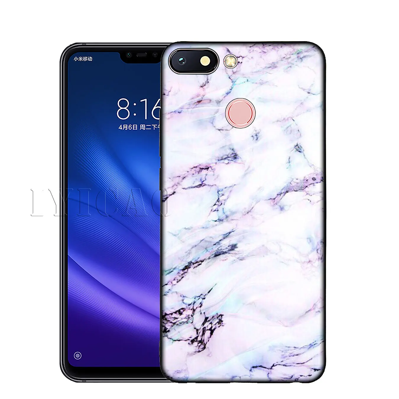 IYICAO розовый мрамор Новинка Fundas Мягкий силиконовый чехол для телефона Xiaomi Mi 9 SE 9T CC9
