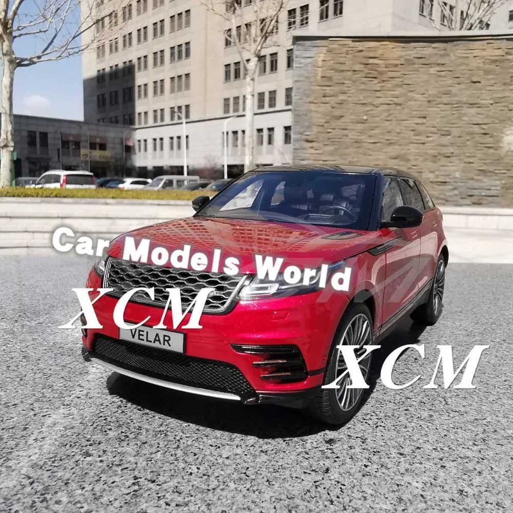 Литая модель автомобиля для LCD Velar 1:18 (красный/черный) + небольшой подарок! |