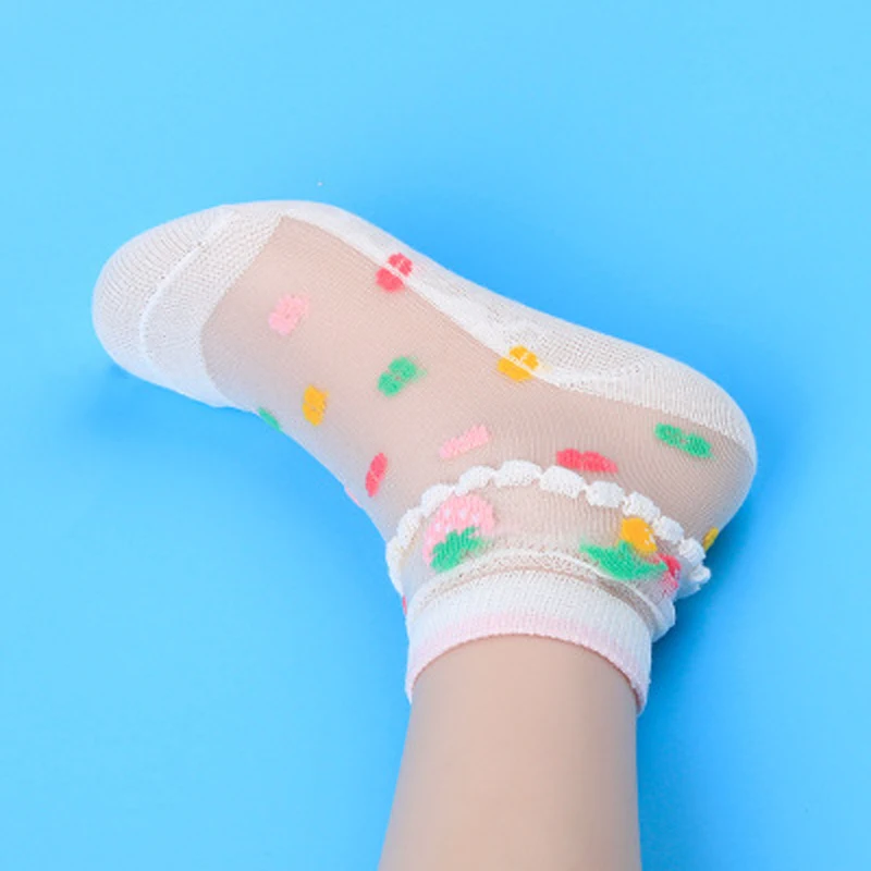 5 пар детских носков летние носки для мальчиков и девочек сетчатый тонкий дышащий