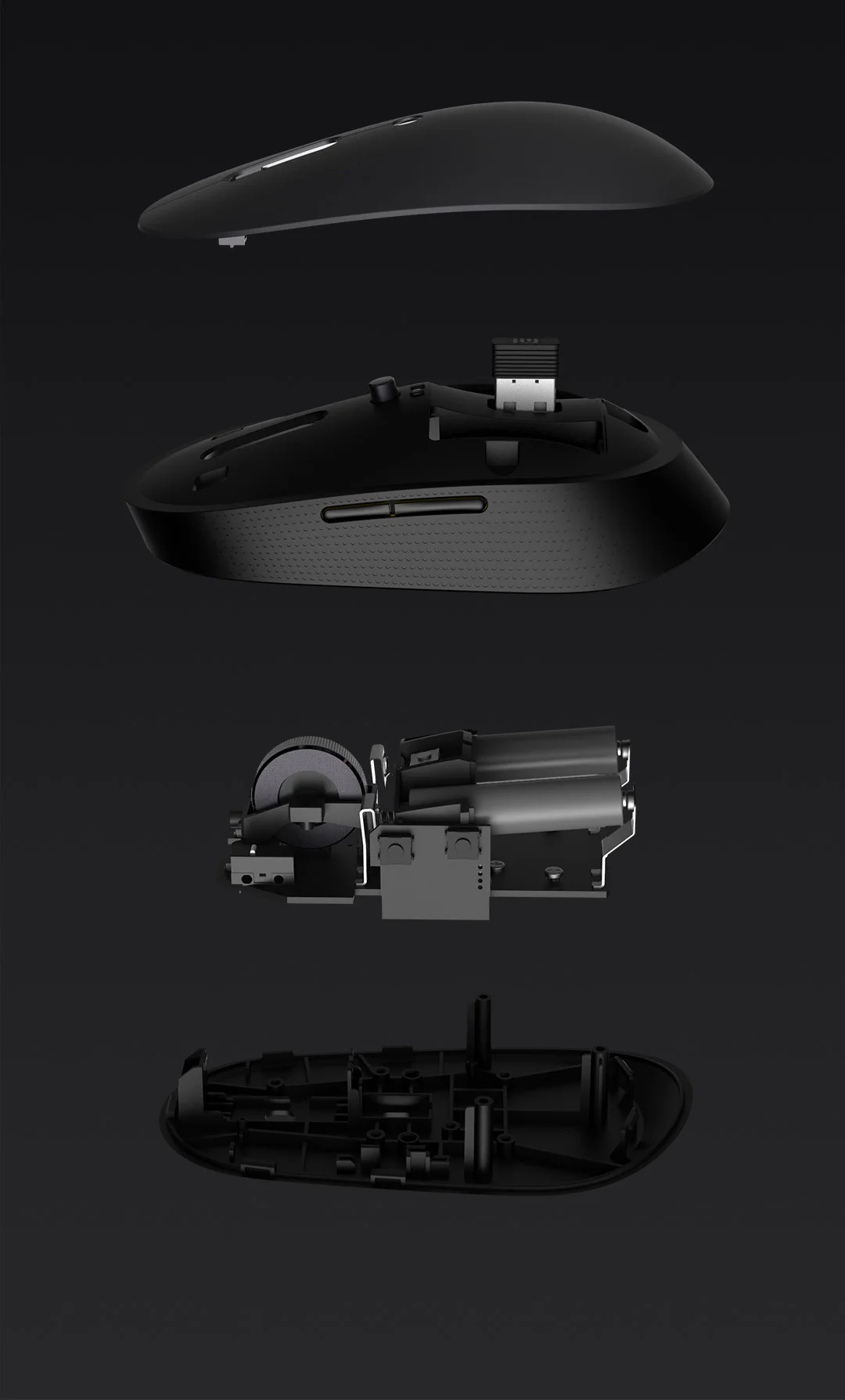 Оригинальная Xiaomi MIIIW Беспроводная Двухрежимная мышь S500 Bluetooth 5,0 BLE Двухрежимная портативная офисная игровая мышь