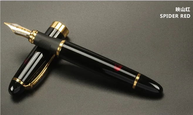 U JINHAO X450 класса люкс 0,5 или 1,0 мм наконечник Металл Китайская каллиграфия перьевая ручка, канцелярские принадлежности для офиса, школьные принадлежности, бренд ручек молочного цвета - Цвет: U