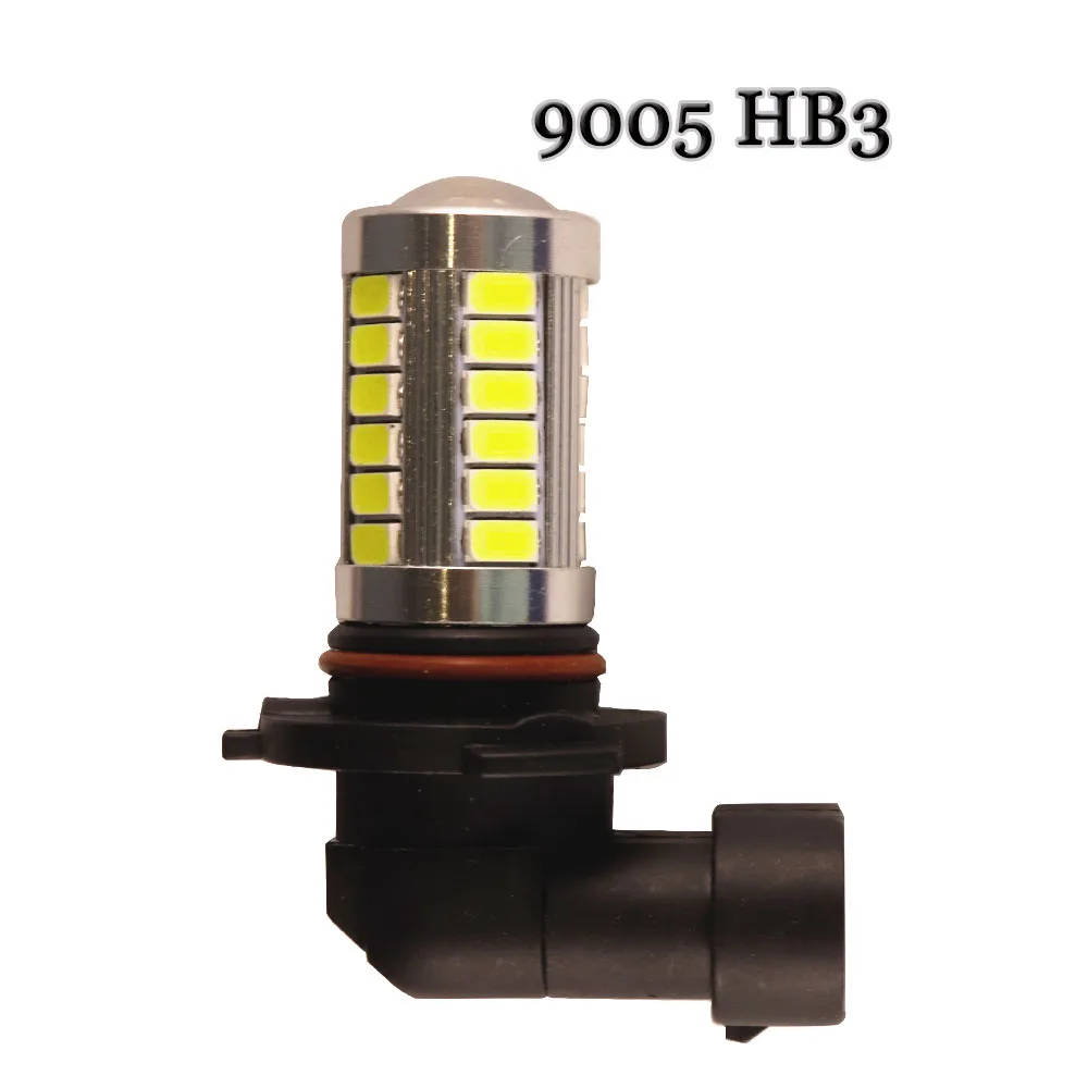 2 шт./лот H8 светодиодная 33 SMD 5630 5730 H9 H10 H11 H7 9005 9006 HB3 HB4 Автомобильные светодиодные