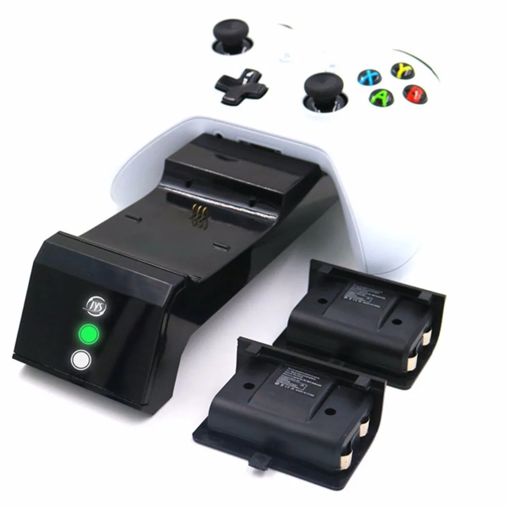 HOT-JYS для Xbox One/Xbox One S X Dual Controller зарядная док-станция + 2x аккумулятор | Электроника