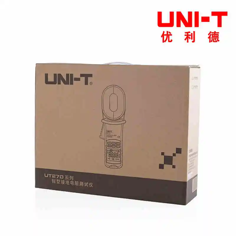 

UNI-T UT273 0.01-1000ohm w/Auto Calibration & Resistance Limit Alarm Auto Range Digital Clamp Earth Ground Resistance Testers