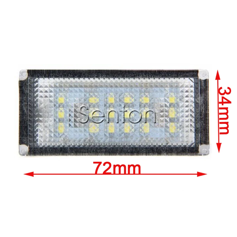 1 пара Автомобильный светодиодный номерной знак светильник дневные ходовые огни