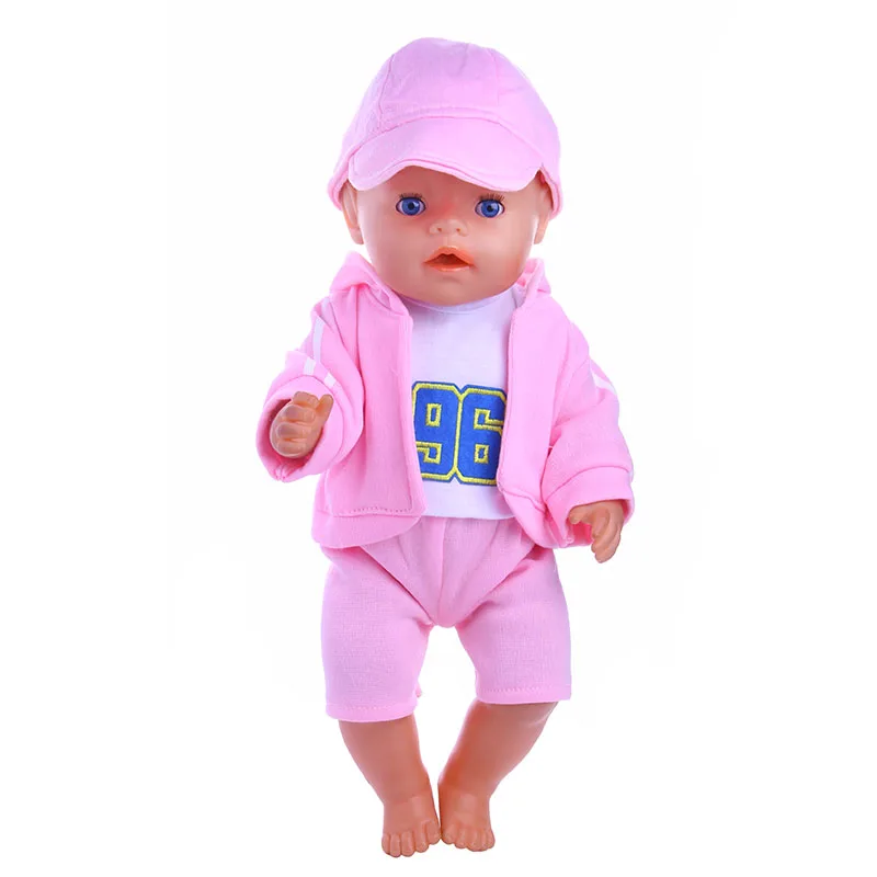 Luckdoll5 шт./Аксессуары для кукол одежда спортивный набор подходит 43 см игрушки