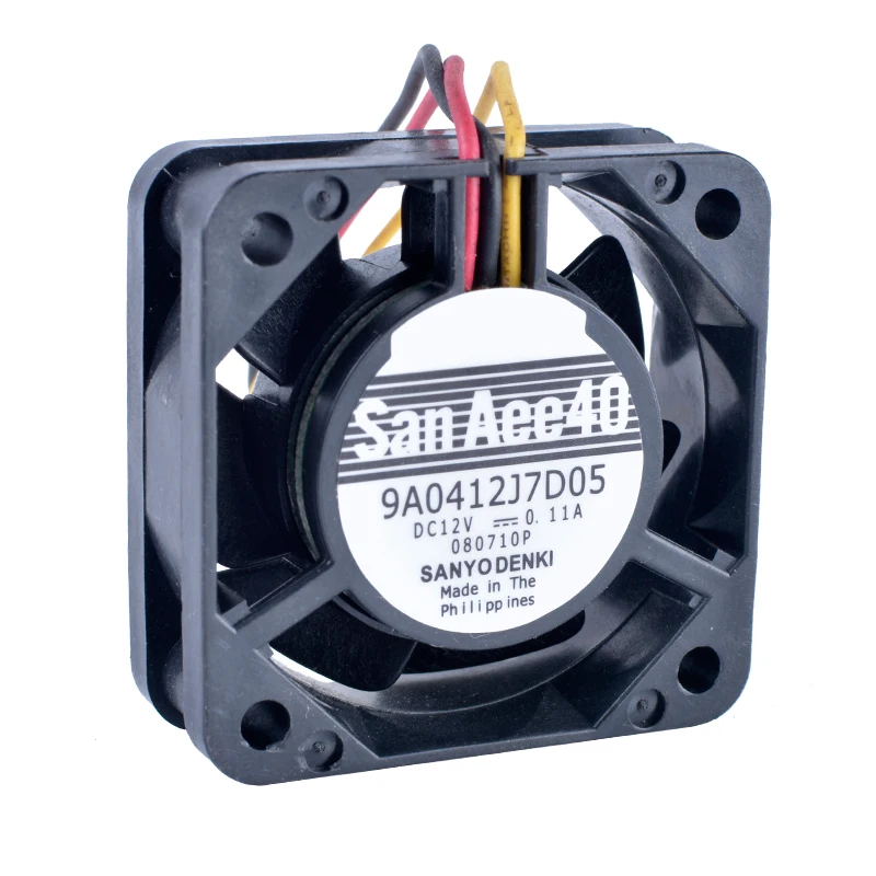 

Революция в системах охлаждения 9A0412J7D05 4cm 4015 40x40x15mm 12V 0.11A двойной шарикоподшипник большой объем воздуха охлаждающий вентилятор