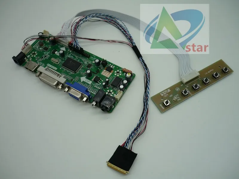 HDMI + DVI VGA аудио набор для платы ЖК контроллер 17 3 &quotN173O6 L02 B173RW01 1600*900 40 иглы ноутбук