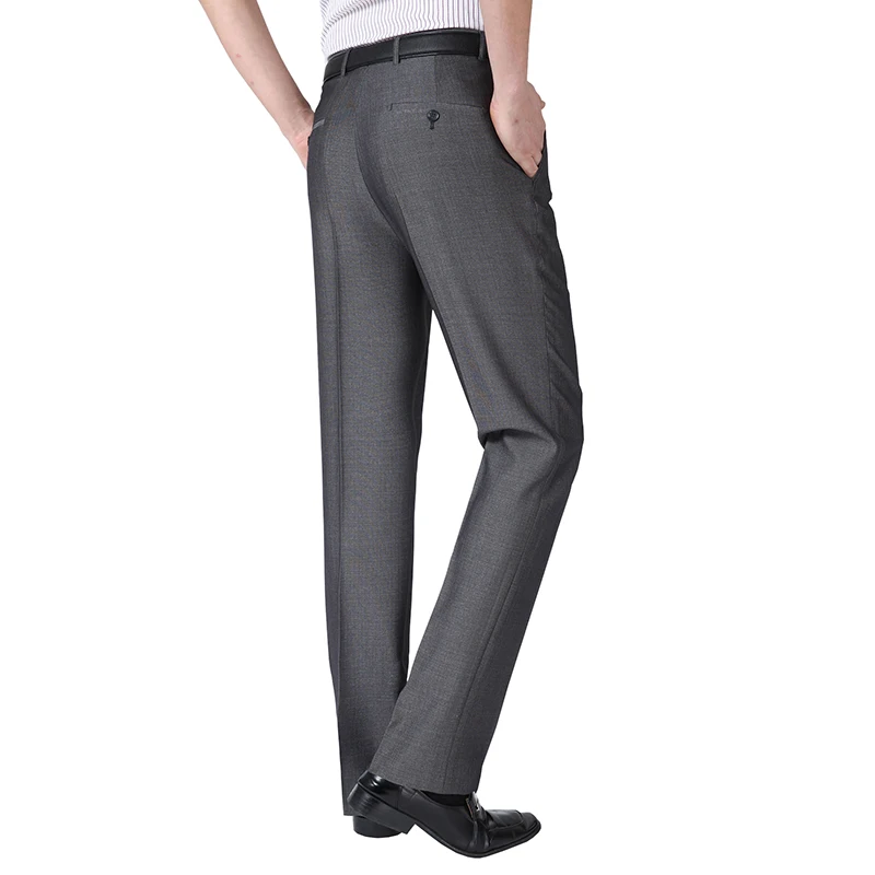 Мужской костюм с длинным рукавом повседневные однотонные брюки в клетку на