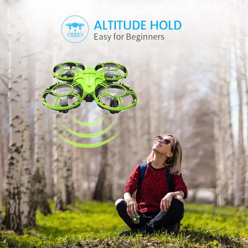 Лучшее качество, Eachine, E016H, мини, высота, удерживающий режим, 8 минут, время полета, 2,4G, Радиоуправляемый Дрон, Квадрокоптер, RTF
