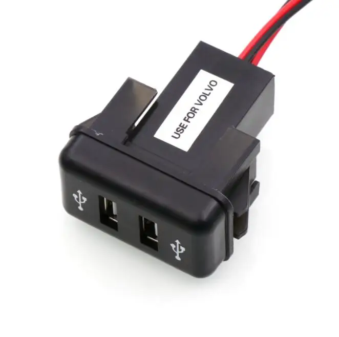 Зарядное устройство с двумя USB-портами 24 В постоянного тока адаптер для VOLVO truch