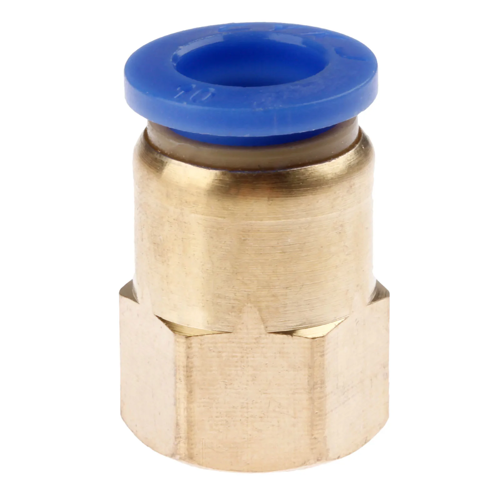 PCF10mm x02 M5'' 1/8 ''1/4'' 3/8 ''1/2'' внутренняя резьба OD 4 6 8 10 12 мм Пневматический соединитель прямой нажимной фитинг для соединения воздушных труб - Цвет: PCF10mm x02