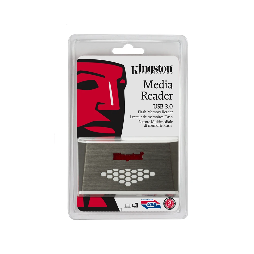 Kingston FCR HS4 Micro SD кардридер USB 3 0 Все в одном внешняя CF карта памяти ридер 2 Mulfunsctional
