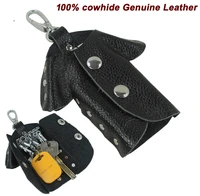 personality fashion womenmen 100 genuine leather key holder case leather keychain bag key wallet mc 802 free shipping