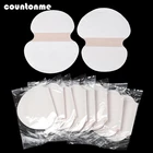 Летние впитывающие подушечки для подмышек, 100 шт., одноразовые ультратонкие подушечки против пота, дезодоранты для сухой чистки тела