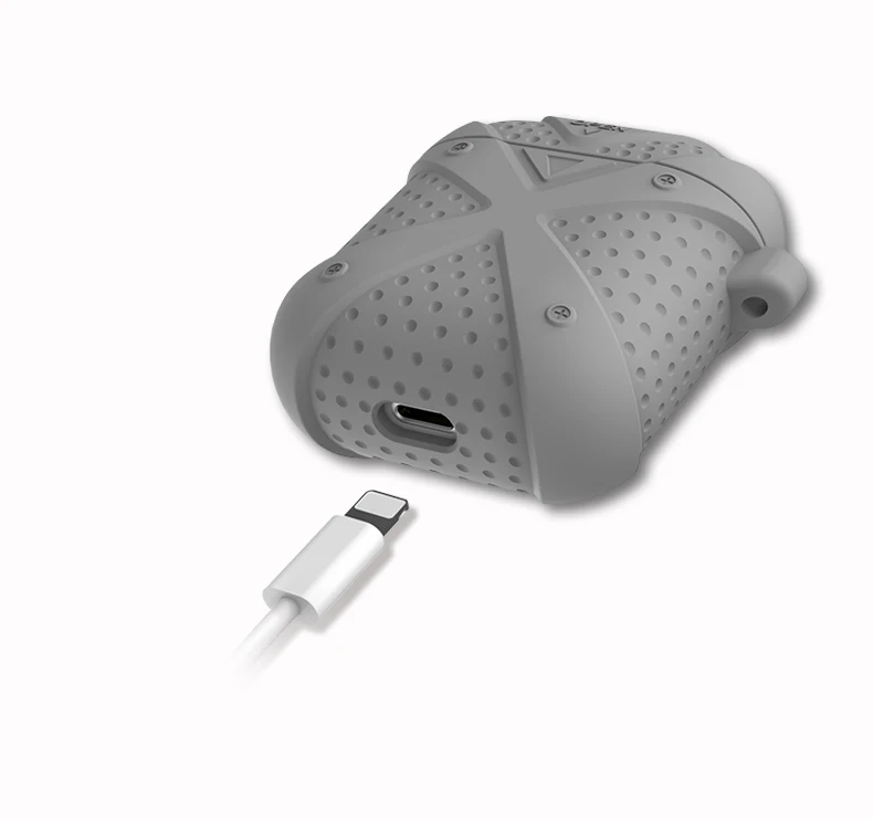 Силиконовый чехол для Apple беспроводной защитный наушников Airpods Air Pods