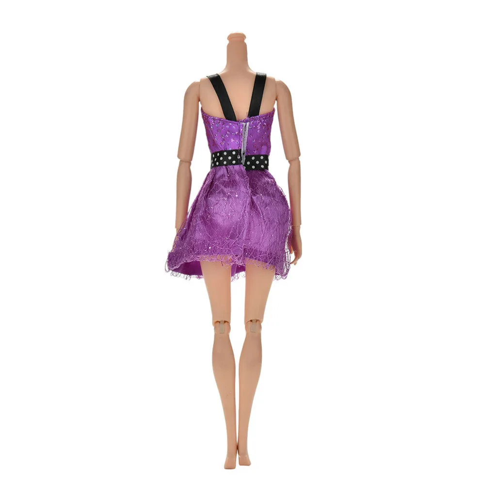 Один комплект оригинальная кукольная одежда без рукавов платье модная юбка