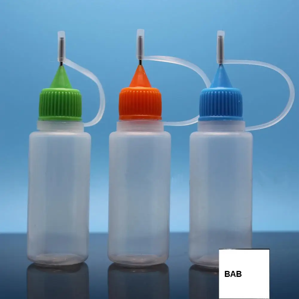 

Пустые пластиковые бутылки со стальной иглой 15 мл, 10 шт./лот