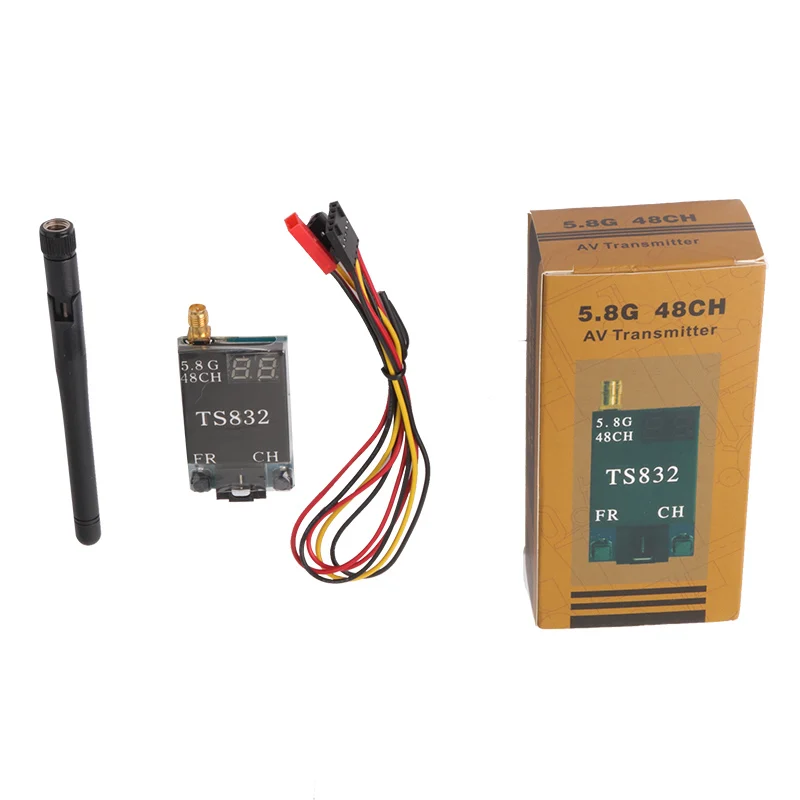 Новый Versio Бесплатная доставка TS832 5 8G 48CH 600mW 7 4 16V беспроводной AV Передатчик для