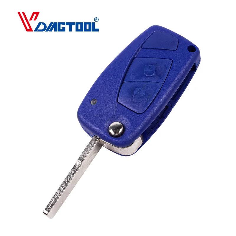 VDIAGTOOL складной синий цвет 2 кнопки дистанционного ключа оболочки автомобиля