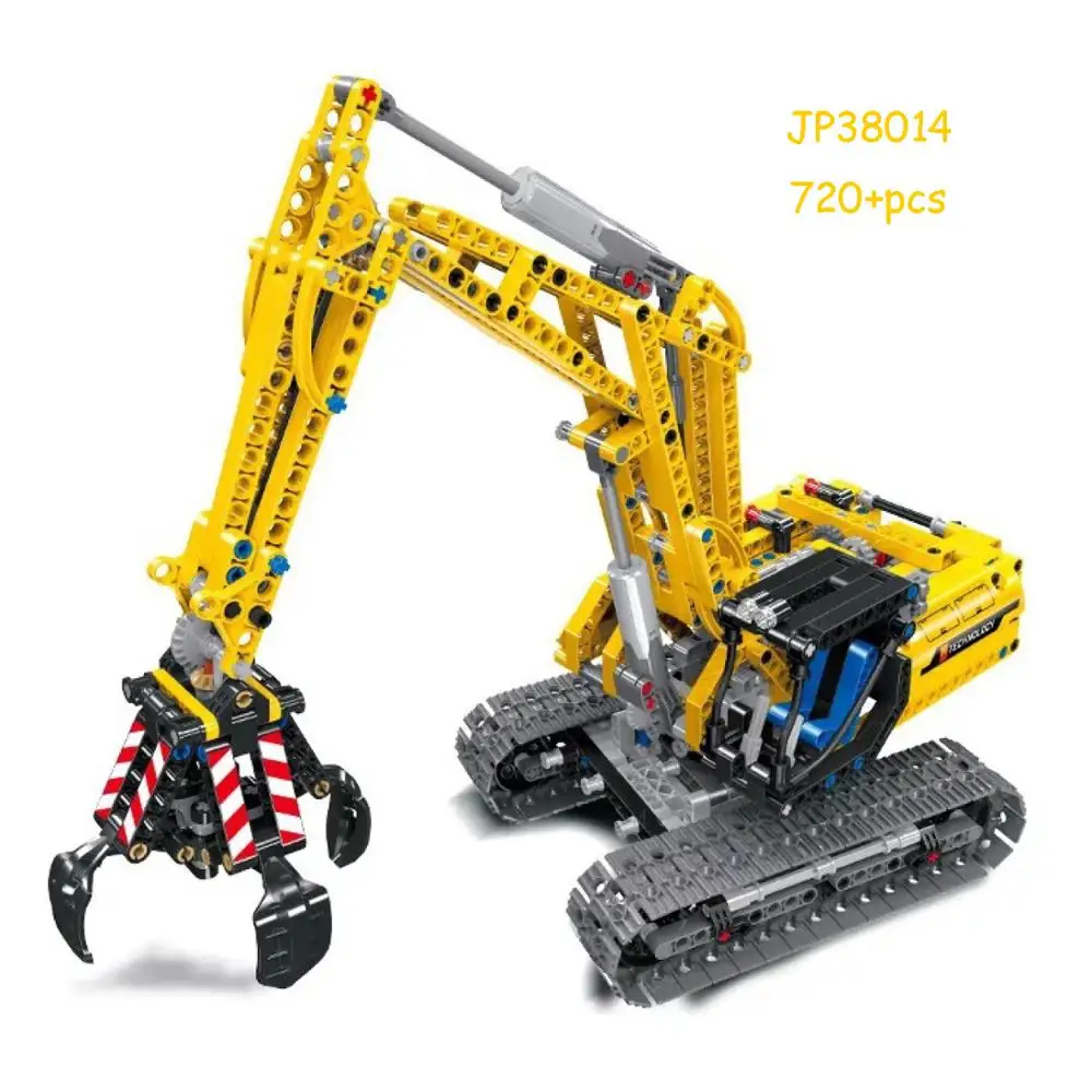 KAZI 8045 экскаватор инженерный кран Строительные блоки Образование Legoing City Technic