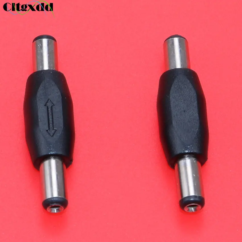 Cltgxdd 1 шт. DC jack 5,5*2,1 мм штекерные 5,5X2,1 мм гнездовые к гнезду DC разъем питания панель монтажные вилки адаптер