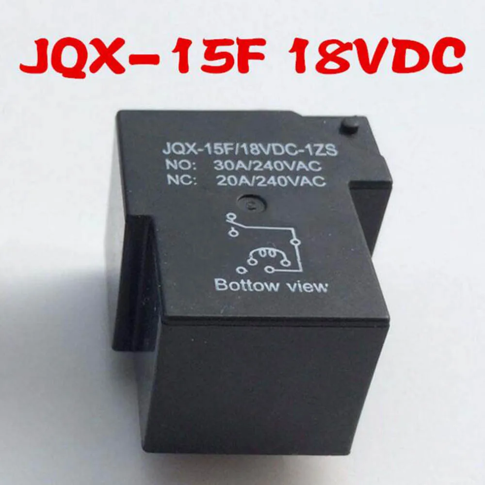 1 шт. JQX 15F/18VDC 1ZS 5 штифтов высокое Мощность реле 0 9 W 30A/240VAC электромагнитное