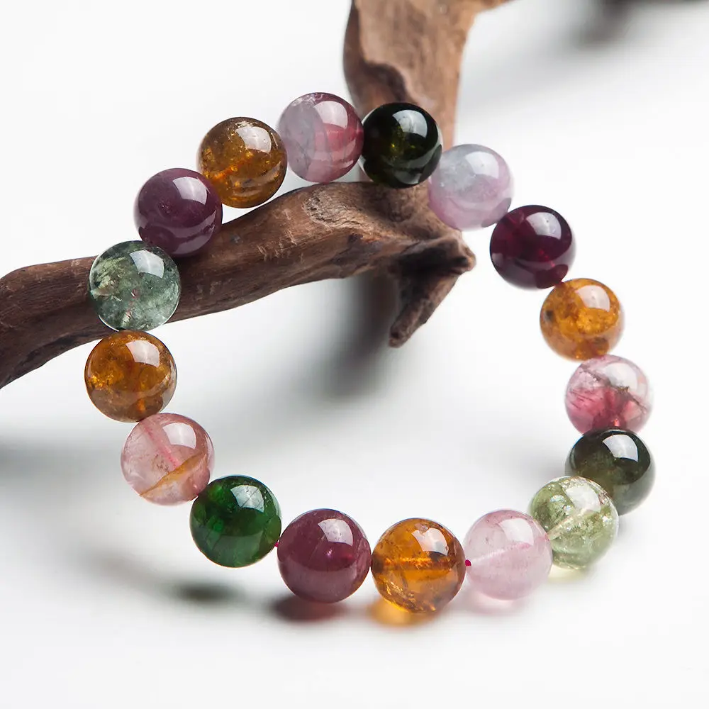 Бесплатная доставка натуральный красочный турмалиновый кристально круглый