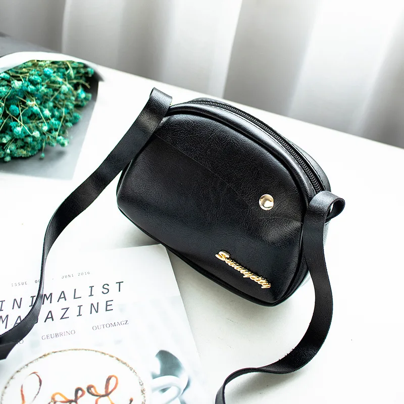 Маленькая сумка 2018 Корейская версия новой простой женской сумки через плечо