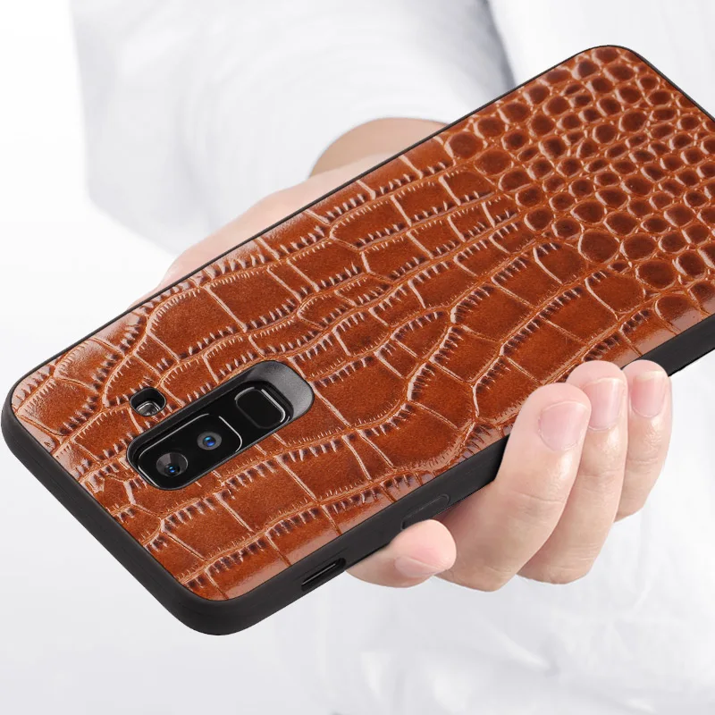CoolDeal для samsung Galaxy A5 A6 A6s plus A7 A8 Plus A9 2017 2018 чехол бизнес крокодил натуральная кожа