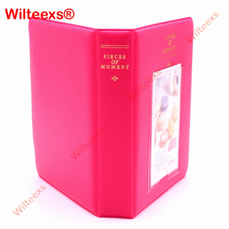 WILTEEXS 64 Pockets Fujifilm Instax Mini films Instax Mini 8 7s 70 25 50s 90 именная карточка с моментом фотоальбом