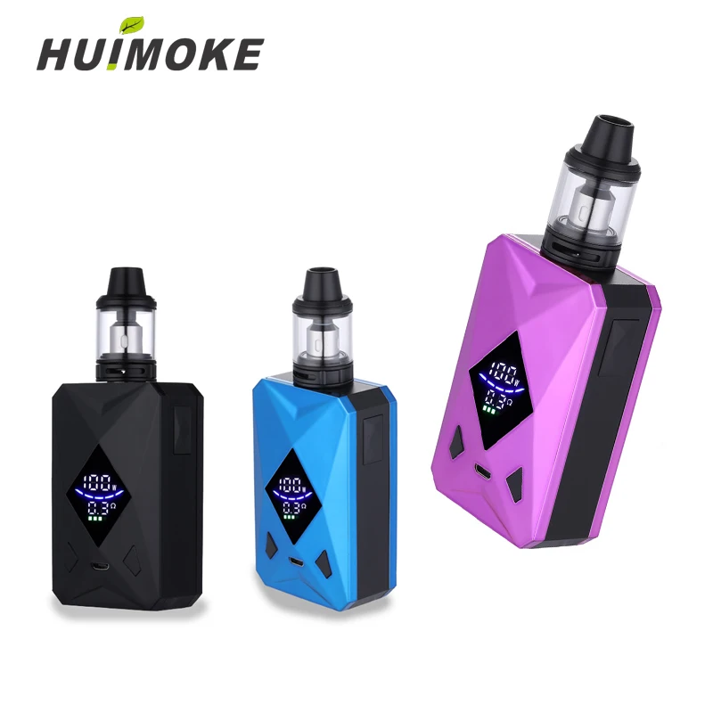 2019 HUIMOKE K6 2600 мАч 100 Вт большой дым электронная сигарета комплект пара мод против