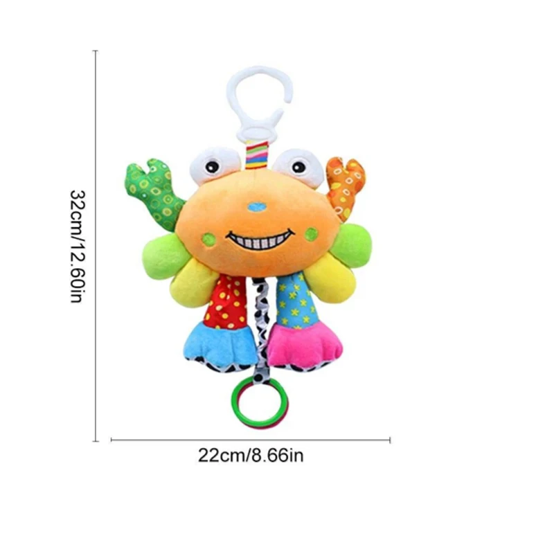 Hot Sale Brand Baby Kids Plush Toys Teether Educational Hanging Musical (Crab) Infant for Children Gift | Игрушки и хобби