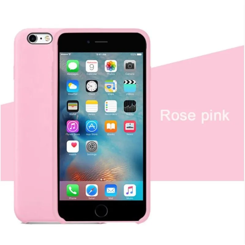 Light Pink Чехол для iPhone Xs MAX XR X чехол s для Apple iPhone 7 8 6 s Plus 5S SE официальный стиль силиконовый чехол с логотипом - Цвет: Light Pink