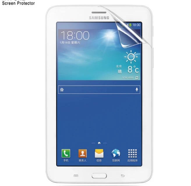 2 шт. Глянцевая Ясно Фольга Экран протектор Плёнки для Samsung Galaxy Tab 3 TAB3 Lite T110 T111 T116 +