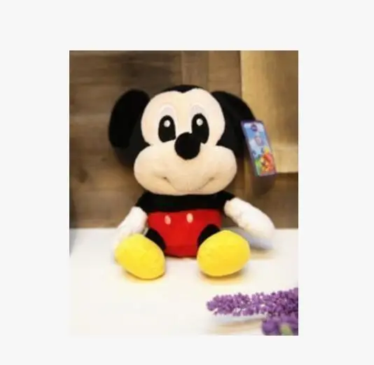 Mickey 18-20 см милые Микки Маус Минни Микки плюшевые игрушки куклы Kawaii Кролик Vigny медведь мягкие животные мягкие игрушки для детей - Color: Mickey