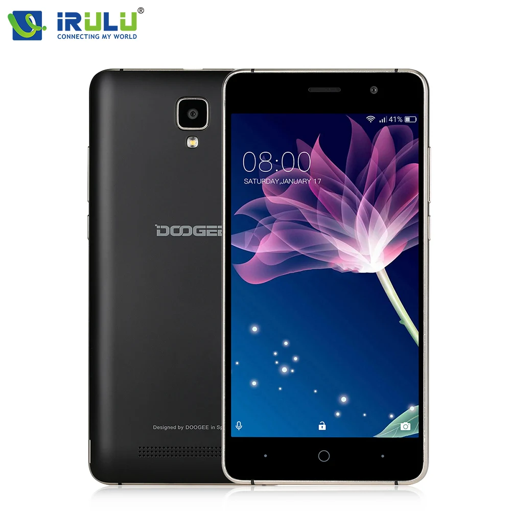 Doogee x10 мобильные телефоны 5.0 дюйма IPS 8 ГБ android6.0 смартфон Dual SIM mtk6570 1.3 ГГц 5.0mp 3360 мАч