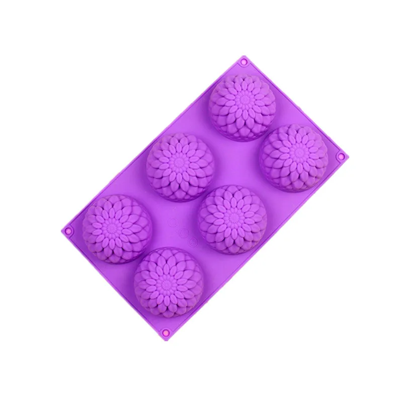 Atekuker цветок силиконовые формы для мыла инструменты выпечки тортов торта Пудинг