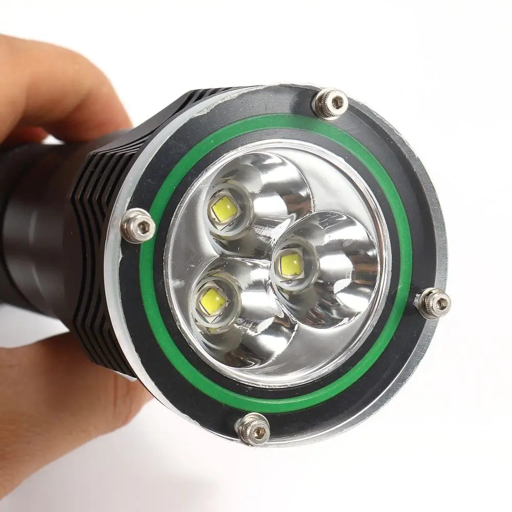 Alonefree DV33 Cree XM-L2 светодиодный фонарик для дайвинга подводный водонепроницаемый