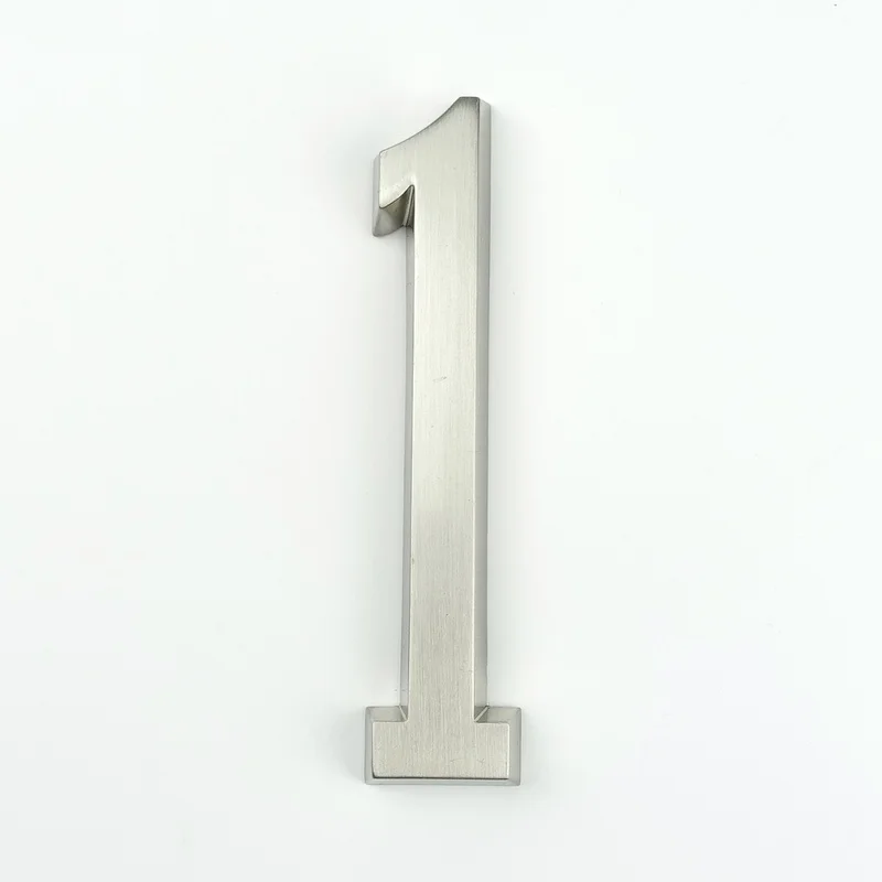 Клей 101 мм высота номер дома адрес двери цифры цинковый сплав атлас никель