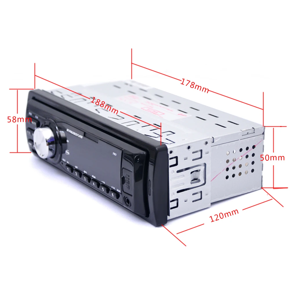 Многофункциональный автомобильный Радио DC12V автомобильный MP3-плеер WMA декодер доска автомобильный аудио плеер