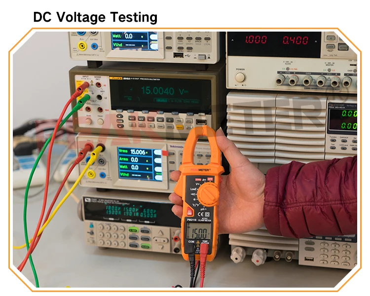 PEAKMETER PM2118 Портативный Смарт AC/DC клещи мультиметр ток напряжение сопротивление непрерывность измерения тестер с NCV